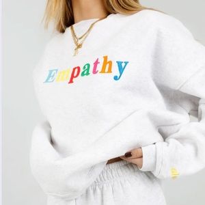 The Mayfair Group EMPATHY Crew. Light Grey.